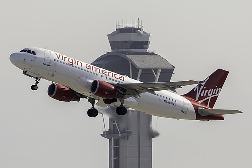 Virgin America Airbus A320-200 N837VA at Los Angeles International Airport (KLAX/LAX) Virgin America Airbus A320-200 N837VA at Los Angeles International Airport (KLAX/LAX)