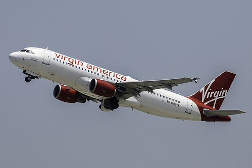 Virgin America Airbus A320-200 N839VA at Los Angeles International Airport (KLAX/LAX)