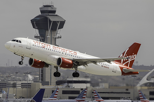 Virgin America Airbus A320-200 N840VA at Los Angeles International Airport (KLAX/LAX) Virgin America Airbus A320-200 N840VA at Los Angeles International Airport (KLAX/LAX)