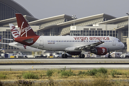 Virgin America Airbus A320-200 N849VA at Los Angeles International Airport (KLAX/LAX)