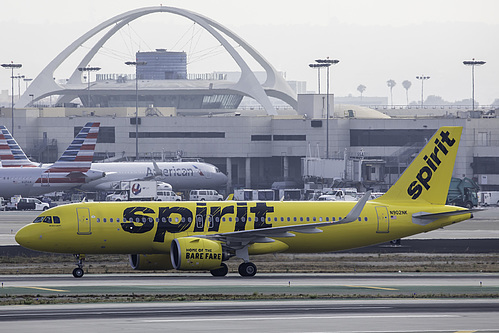Spirit Airlines Airbus A320neo N902NK at Los Angeles International Airport (KLAX/LAX) Spirit Airlines Airbus A320neo N902NK at Los Angeles International Airport (KLAX/LAX)