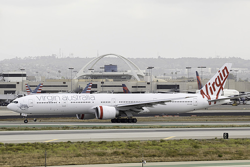 Virgin Australia Boeing 777-300ER VH-VPD at Los Angeles International Airport (KLAX/LAX) Virgin Australia Boeing 777-300ER VH-VPD at Los Angeles International Airport (KLAX/LAX)