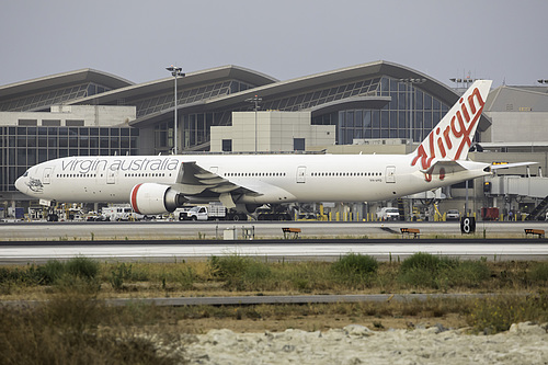 Virgin Australia Boeing 777-300ER VH-VPD at Los Angeles International Airport (KLAX/LAX) Virgin Australia Boeing 777-300ER VH-VPD at Los Angeles International Airport (KLAX/LAX)