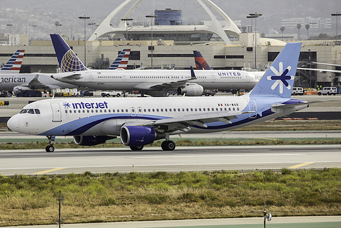 Interjet Airbus A320-200 XA-WAB at Los Angeles International Airport (KLAX/LAX)