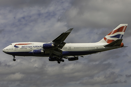 British Airways Boeing 747-400 G-BYGE at London Heathrow Airport (EGLL/LHR)