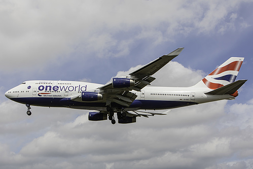 British Airways Boeing 747-400 G-CIVC at London Heathrow Airport (EGLL/LHR) British Airways Boeing 747-400 G-CIVC at London Heathrow Airport (EGLL/LHR)