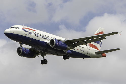British Airways Airbus A319-100 G-EUOD at London Heathrow Airport (EGLL/LHR) British Airways Airbus A319-100 G-EUOD at London Heathrow Airport (EGLL/LHR)
