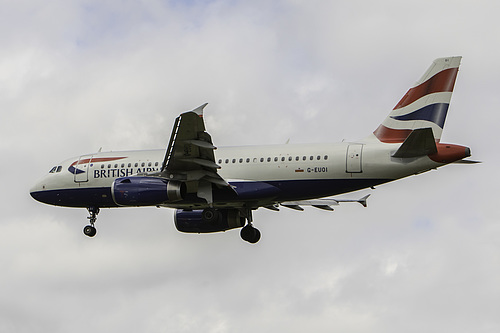 British Airways Airbus A319-100 G-EUOI at London Heathrow Airport (EGLL/LHR) British Airways Airbus A319-100 G-EUOI at London Heathrow Airport (EGLL/LHR)
