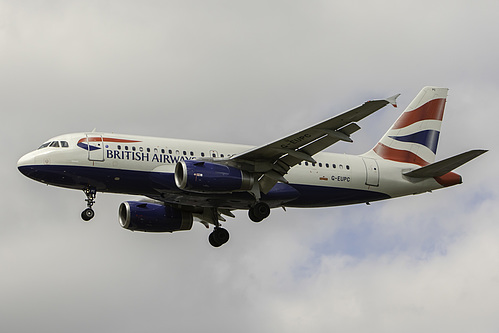British Airways Airbus A319-100 G-EUPC at London Heathrow Airport (EGLL/LHR) British Airways Airbus A319-100 G-EUPC at London Heathrow Airport (EGLL/LHR)