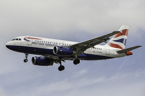 British Airways Airbus A319-100 G-EUPS at London Heathrow Airport (EGLL/LHR)