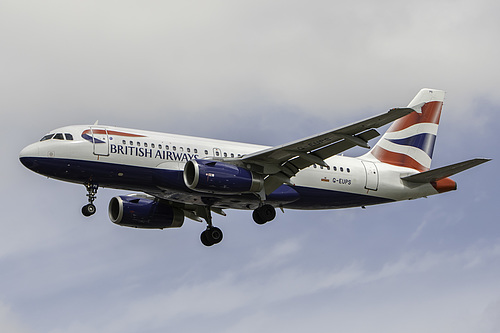 British Airways Airbus A319-100 G-EUPS at London Heathrow Airport (EGLL/LHR) British Airways Airbus A319-100 G-EUPS at London Heathrow Airport (EGLL/LHR)