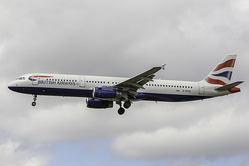 British Airways Airbus A321-200 G-EUXG at London Heathrow Airport (EGLL/LHR) British Airways Airbus A321-200 G-EUXG at London Heathrow Airport (EGLL/LHR)