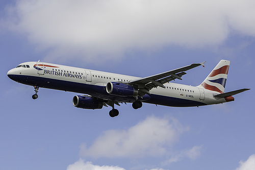 British Airways Airbus A321-200 G-MEDL at London Heathrow Airport (EGLL/LHR)