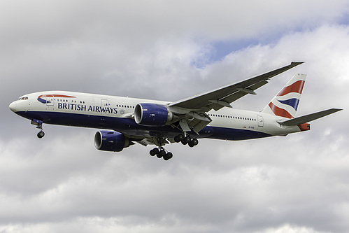 British Airways Boeing 777-200ER G-VIID at London Heathrow Airport (EGLL/LHR) British Airways Boeing 777-200ER G-VIID at London Heathrow Airport (EGLL/LHR)