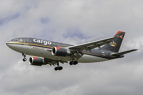 Royal Jordanian Airbus A310-300F JY-AGQ at London Heathrow Airport (EGLL/LHR)