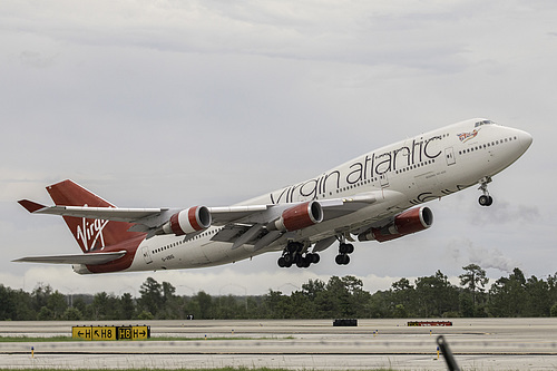 Virgin Atlantic Boeing 747-400 G-VBIG at Orlando International Airport (KMCO/MCO) Virgin Atlantic Boeing 747-400 G-VBIG at Orlando International Airport (KMCO/MCO)
