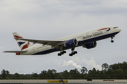 British Airways Boeing 777-200ER G-VIIP at Orlando International Airport (KMCO/MCO)