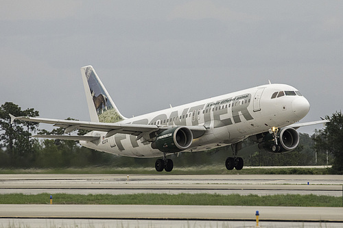 Frontier Airlines Airbus A320-200 N203FR at Orlando International Airport (KMCO/MCO) Frontier Airlines Airbus A320-200 N203FR at Orlando International Airport (KMCO/MCO)