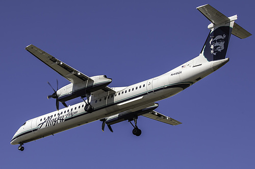 Horizon Air DHC Dash-8-400 N418QX at Seattle Tacoma International Airport (KSEA/SEA)