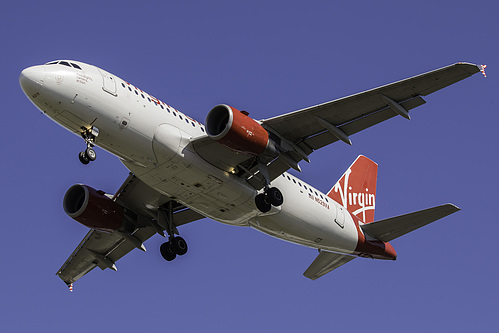 Virgin America Airbus A319-100 N529VA at Seattle Tacoma International Airport (KSEA/SEA)