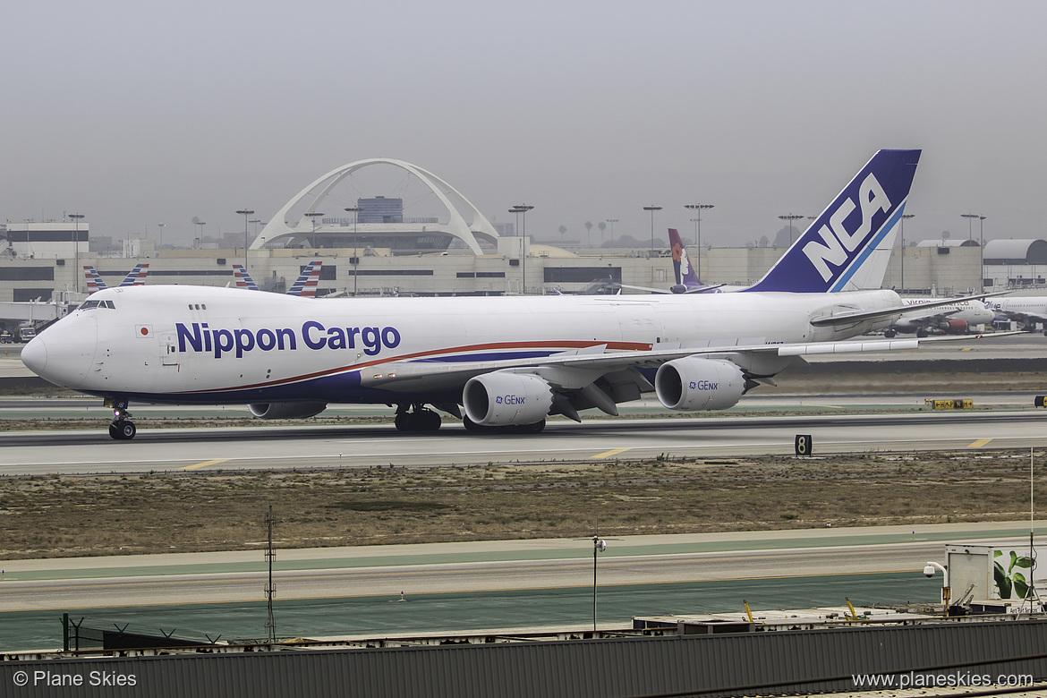 Nippon Cargo Airlines Boeing 747-8F JA16KZ at Los Angeles International Airport (KLAX/LAX)
