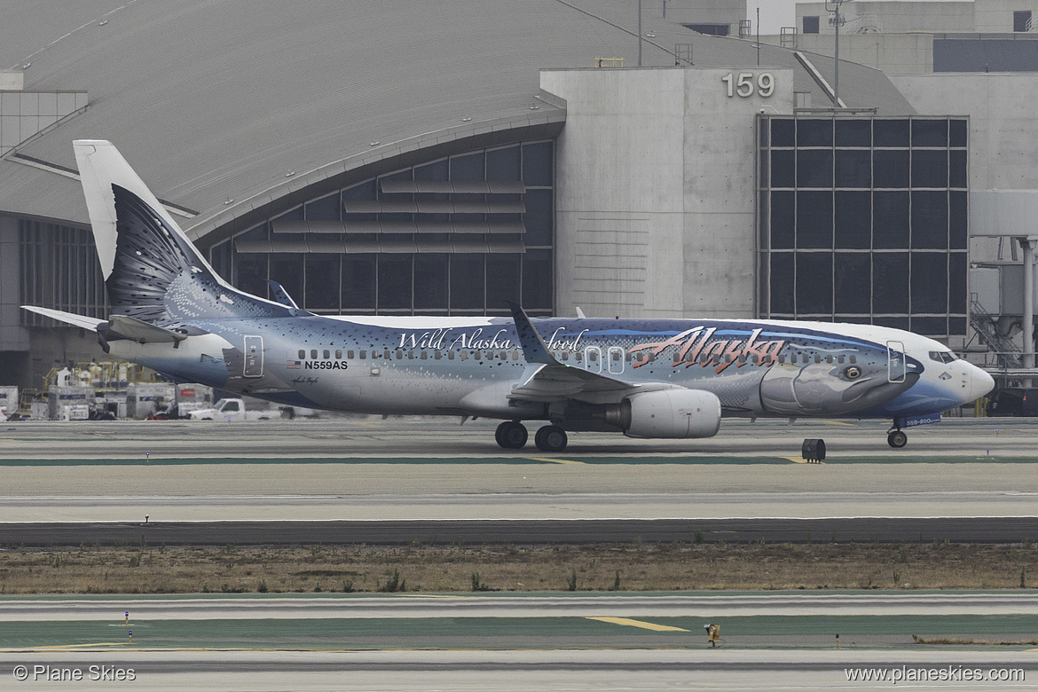 Alaska Airlines Boeing 737-800 N559AS at Los Angeles International Airport (KLAX/LAX) Alaska Airlines Boeing 737-800 N559AS at Los Angeles International Airport (KLAX/LAX)