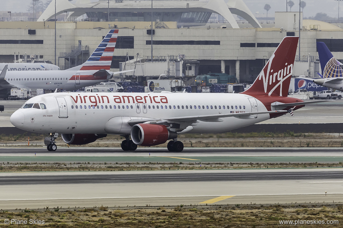 Virgin America Airbus A320-200 N631VA at Los Angeles International Airport (KLAX/LAX)