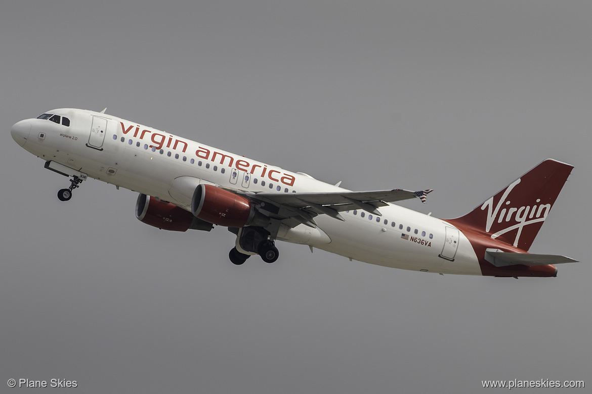 Virgin America Airbus A320-200 N636VA at Los Angeles International Airport (KLAX/LAX) Virgin America Airbus A320-200 N636VA at Los Angeles International Airport (KLAX/LAX)