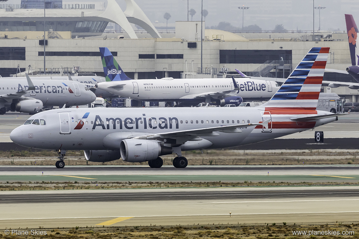 American Airlines Airbus A319-100 N748UW at Los Angeles International Airport (KLAX/LAX) American Airlines Airbus A319-100 N748UW at Los Angeles International Airport (KLAX/LAX)