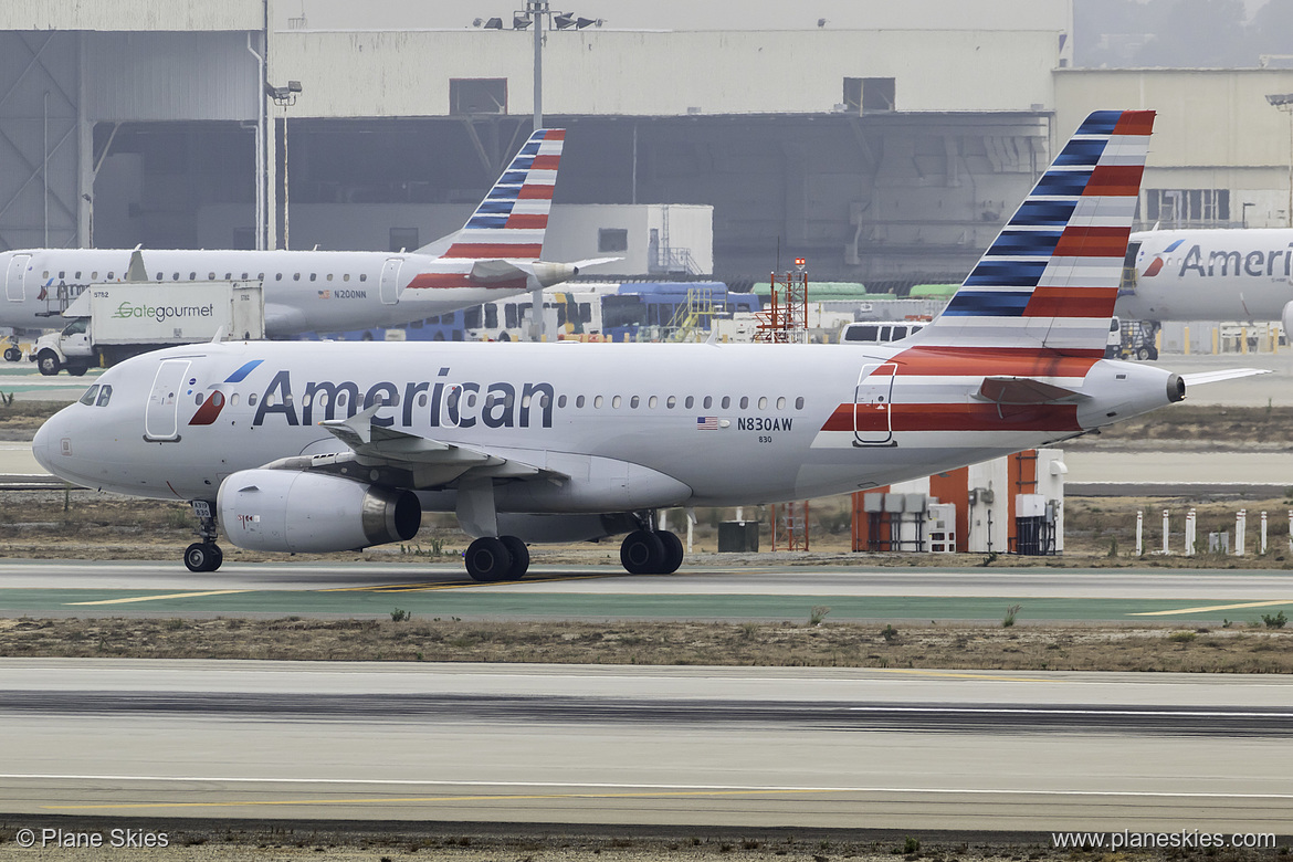 American Airlines Airbus A319-100 N830AW at Los Angeles International Airport (KLAX/LAX) American Airlines Airbus A319-100 N830AW at Los Angeles International Airport (KLAX/LAX)