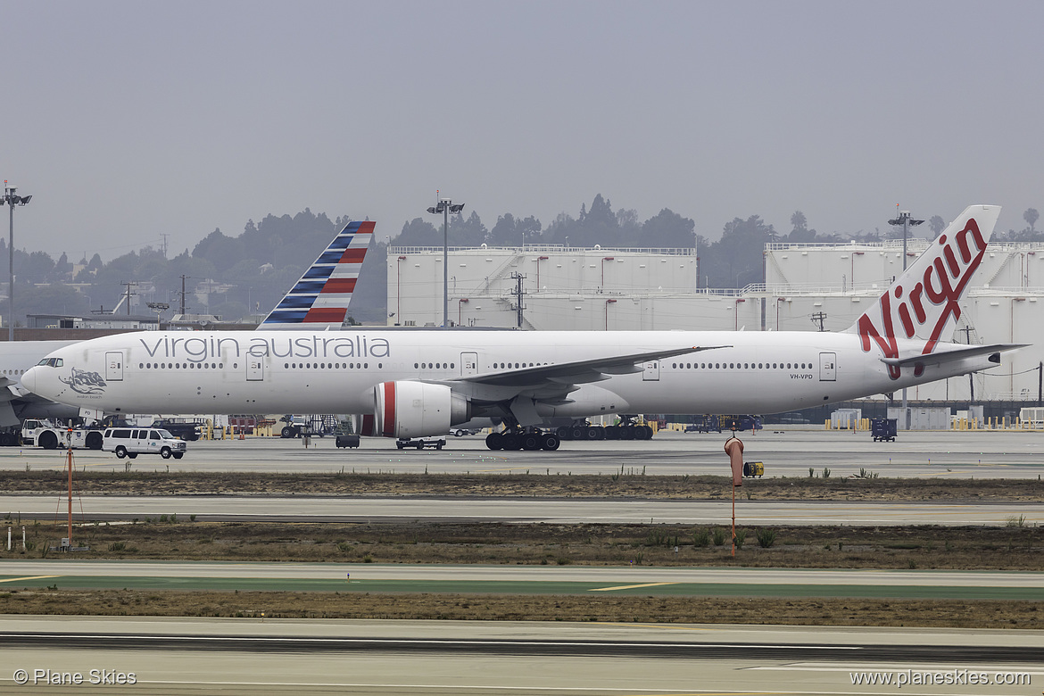 Virgin Australia Boeing 777-300ER VH-VPD at Los Angeles International Airport (KLAX/LAX)