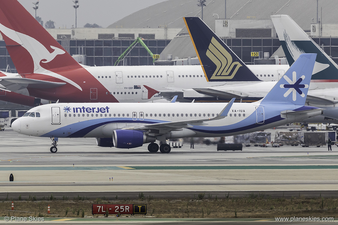 Interjet Airbus A320-200 XA-IUA at Los Angeles International Airport (KLAX/LAX)