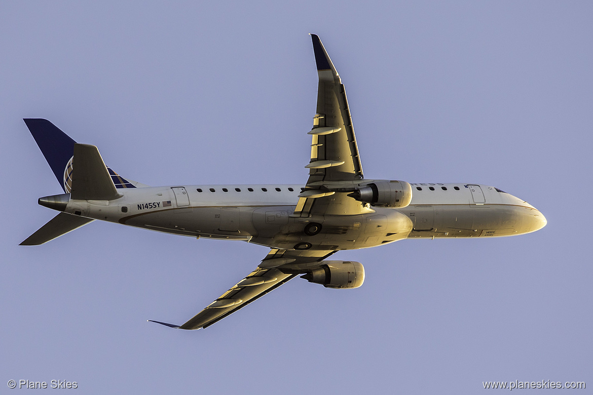 SkyWest Airlines Embraer ERJ-175 N145SY at San Francisco International Airport (KSFO/SFO)