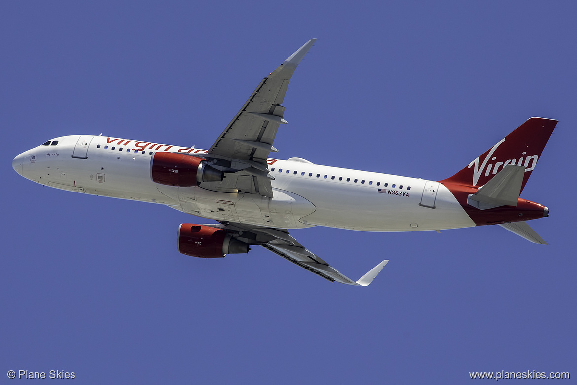 Virgin America Airbus A320-200 N363VA at San Francisco International Airport (KSFO/SFO)