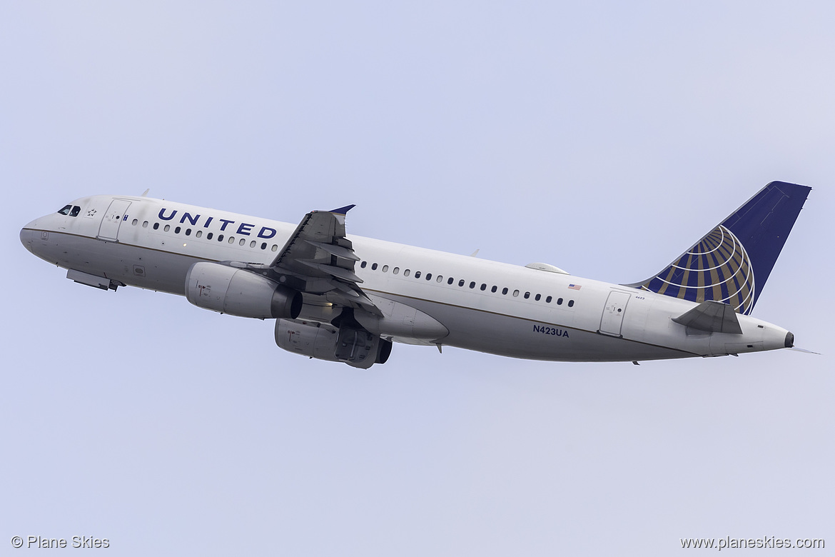 United Airlines Airbus A320-200 N423UA at San Francisco International Airport (KSFO/SFO)