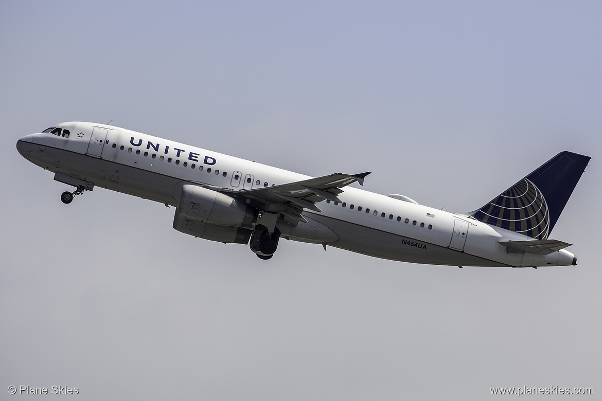 United Airlines Airbus A320-200 N464UA at San Francisco International Airport (KSFO/SFO)