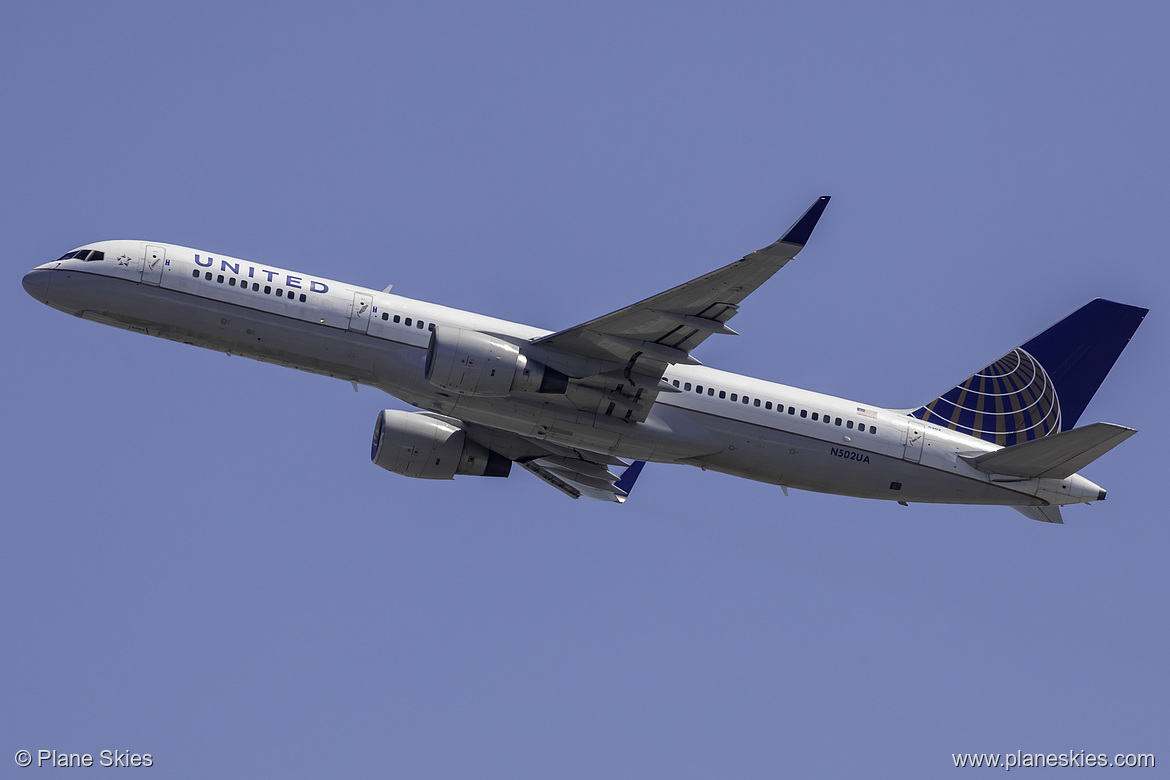 United Airlines Boeing 757-200 N502UA at San Francisco International Airport (KSFO/SFO)