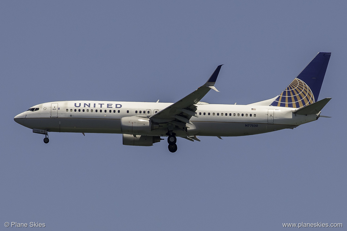 United Airlines Boeing 737-800 N77530 at San Francisco International Airport (KSFO/SFO) United Airlines Boeing 737-800 N77530 at San Francisco International Airport (KSFO/SFO)