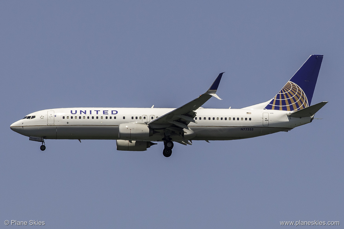 United Airlines Boeing 737-800 N77535 at San Francisco International Airport (KSFO/SFO) United Airlines Boeing 737-800 N77535 at San Francisco International Airport (KSFO/SFO)