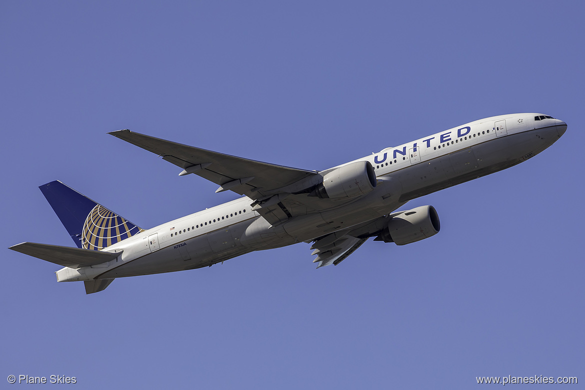 United Airlines Boeing 777-200 N781UA at San Francisco International Airport (KSFO/SFO)