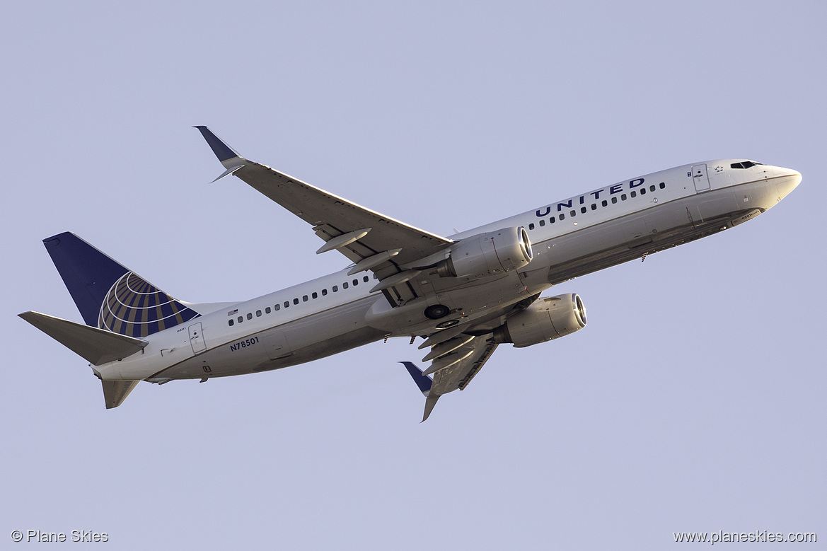 United Airlines Boeing 737-800 N78501 at San Francisco International Airport (KSFO/SFO)