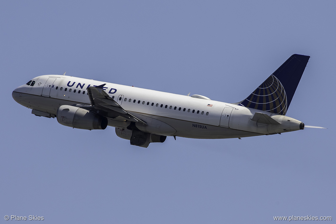 United Airlines Airbus A319-100 N815UA at San Francisco International Airport (KSFO/SFO) United Airlines Airbus A319-100 N815UA at San Francisco International Airport (KSFO/SFO)