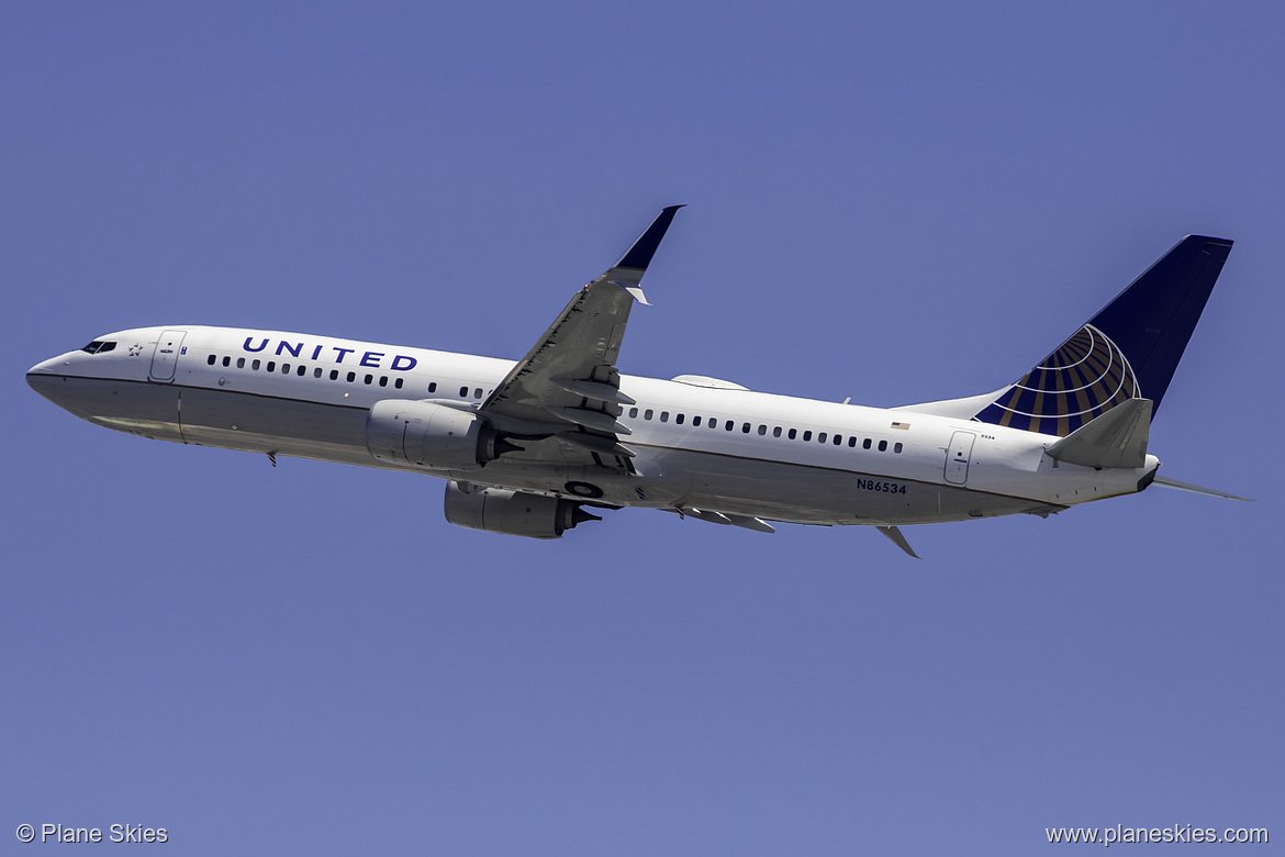 United Airlines Boeing 737-800 N86534 at San Francisco International Airport (KSFO/SFO) United Airlines Boeing 737-800 N86534 at San Francisco International Airport (KSFO/SFO)