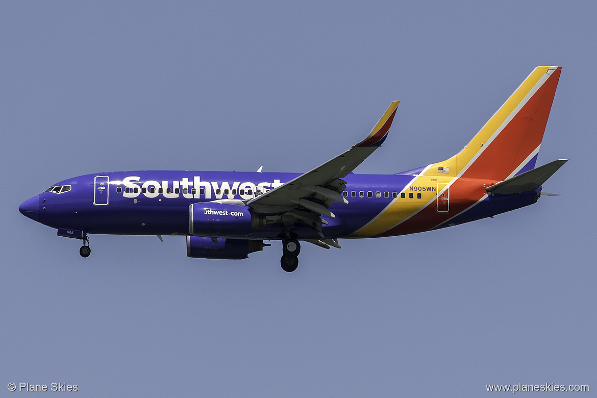 Southwest Airlines Boeing 737-700 N905WN at San Francisco International Airport (KSFO/SFO) Southwest Airlines Boeing 737-700 N905WN at San Francisco International Airport (KSFO/SFO)
