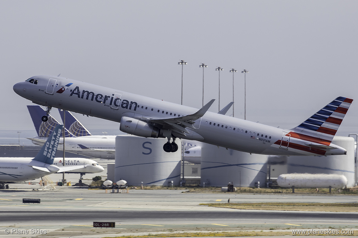 American Airlines Airbus A321-200 N931AM at San Francisco International Airport (KSFO/SFO) American Airlines Airbus A321-200 N931AM at San Francisco International Airport (KSFO/SFO)