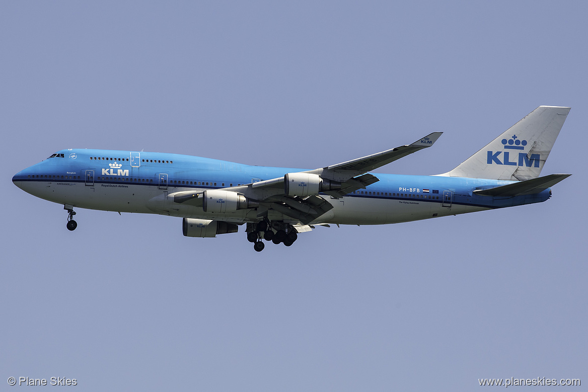 KLM Boeing 747-400 PH-BFB at San Francisco International Airport (KSFO/SFO)