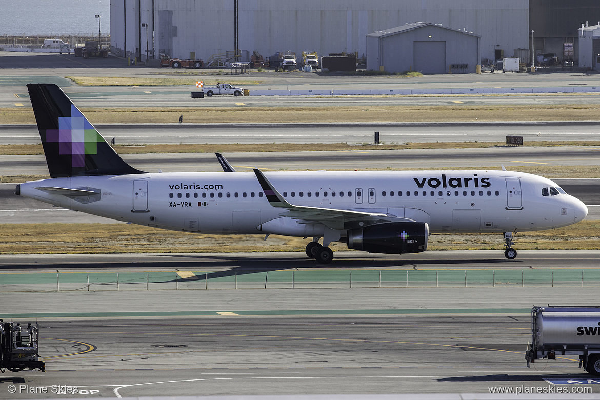 Volaris Airbus A320-200 XA-VRA at San Francisco International Airport (KSFO/SFO) Volaris Airbus A320-200 XA-VRA at San Francisco International Airport (KSFO/SFO)