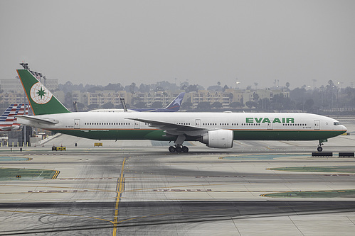 EVA Air Boeing 777-300ER B-16705 at Los Angeles International Airport (KLAX/LAX)