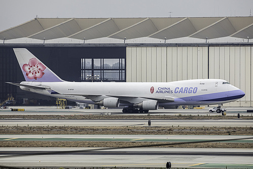 China Airlines Boeing 747-400F B-18725 at Los Angeles International Airport (KLAX/LAX) China Airlines Boeing 747-400F B-18725 at Los Angeles International Airport (KLAX/LAX)