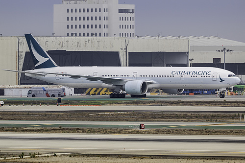 Cathay Pacific Boeing 777-300ER B-KPV at Los Angeles International Airport (KLAX/LAX) Cathay Pacific Boeing 777-300ER B-KPV at Los Angeles International Airport (KLAX/LAX)